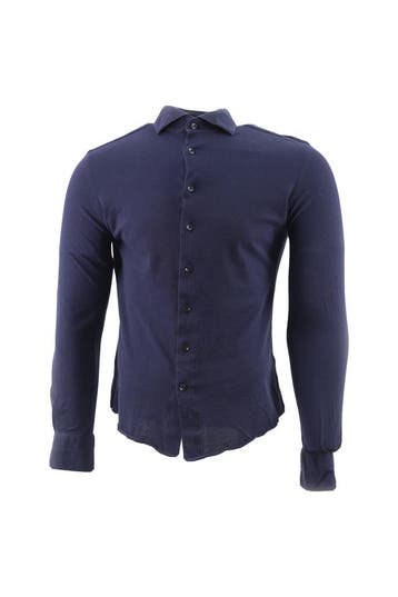 Profuomo Overhemd in maat 38 Blauw, Verzenden, Zo goed als nieuw, Blauw, Profuomo