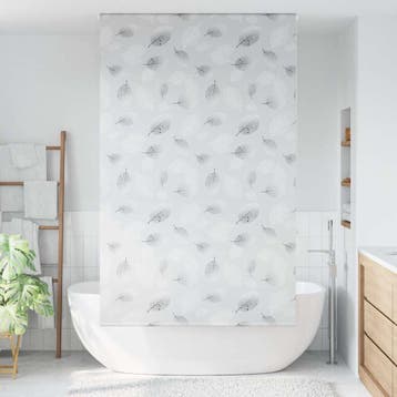 vidaXL Doucherolgordijn 120x240 cm stofbreedte 116 cm, Verzenden, Nieuw, Grijs