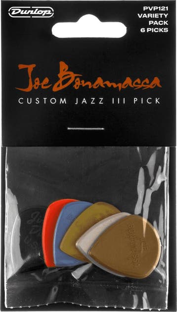 Dunlop Joe Bonamassa Custom Jazz III Variety Plectrums 6 stu, Verzenden, Nieuw