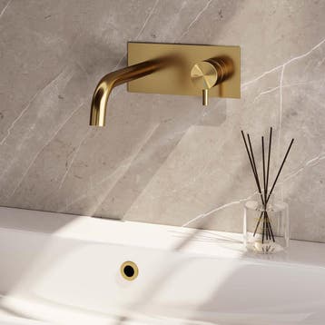 Brauer Gold Edition Inbouw Wastafelmengkraan met Gebogen, Ophalen of Verzenden, Nieuw
