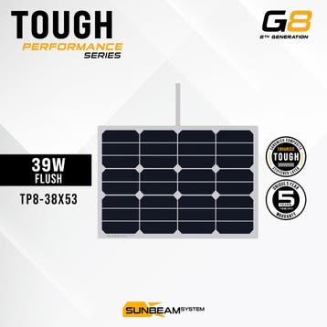Tough G8 Performance 39 Watt Zonnepaneel, Ophalen of Verzenden, Nieuw