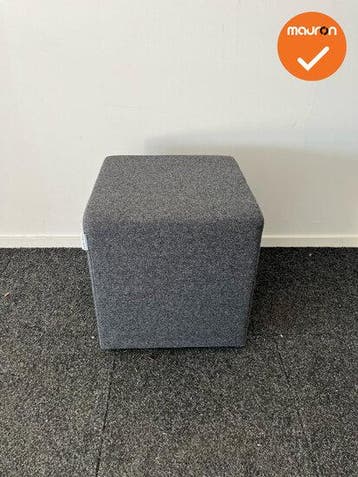 Rohde & Grahl - Poef - met wielen - 47.5x45x45cm - Antraciet, Werkplek, Ophalen of Verzenden, Gebruikt, Overige typen