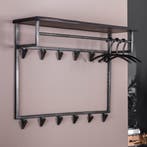 *WOONWINKEL* Grote Kapstok Industrieel Zwart, Huis en Inrichting, Woonaccessoires | Kapstokken, Verzenden, Nieuw