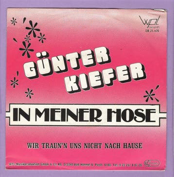 Günter Kiefer – In Meiner Hose / Wir Trauen Uns Nicht Nach, Ophalen of Verzenden, Nieuw in verpakking