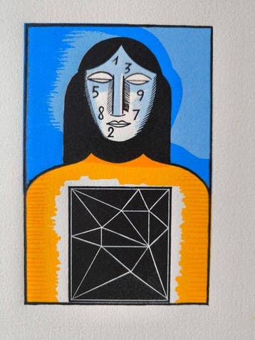 Mimmo Paladino (1948) - Senza Titolo, Antiek en Kunst