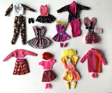 Mattel - Barbiepop Barbiekledij - V.S.