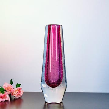 Vintage Theresienthal Glass Vase - Gunnel Nyman, Sommerso -