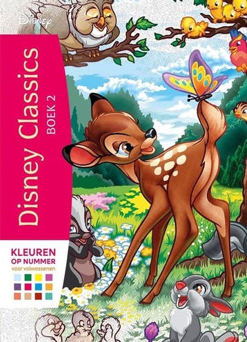 Disney Classics boek 2 - Kleuren op nummer voor volwassenen, Boeken, Ophalen of Verzenden, Nieuw