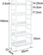 24goodz Metalen Plank met Houten en Stalen Frame - Ruime Opb, Verzenden, Nieuw
