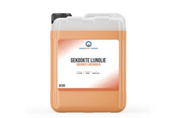Wmm Chemie Gekookte lijnolie 5 liter, can, Verzenden
