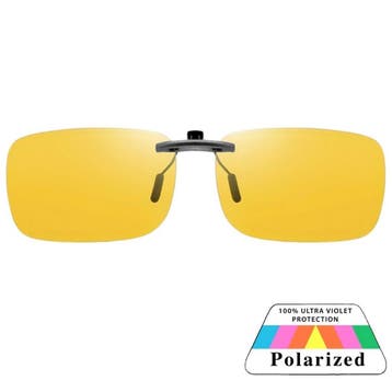 Fako Sunglasses - Clip On Voorzet Zonnebril Gun Metal -, Verzenden, Nieuw