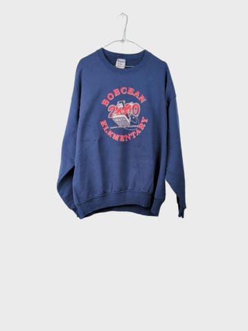 Jerzees Sweatshirts Heren maat XXL Marineblauw Vintage, Ophalen of Verzenden, Nieuw
