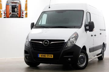 Opel Movano 2.3 Turbo 150pk L2H2 Camera/Inrichting/2x Schuif, Gebruikt, Euro 6, Wit, Dealer onderhouden
