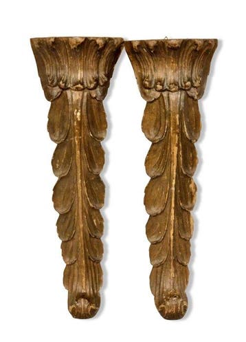 Decoratief ornament (2) - Italië - Paar decoratieve lijsten