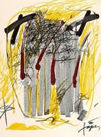 Antoni Tapies (after) - Sala Gaspar ** ORIGINAL LITHOGRAPHIC