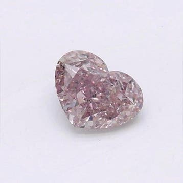 1 pcs Diamant (Natuurlijk gekleurd) - 0.30 ct - Hart - Fancy, Nieuw
