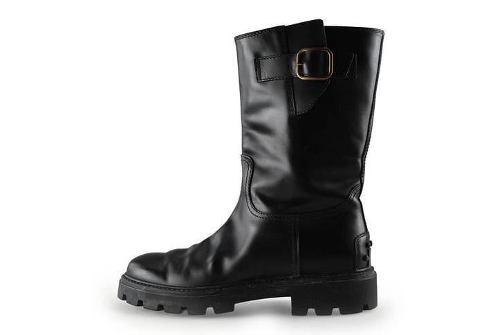 Tods Biker boots in maat 41 Zwart, Kleding | Dames, Schoenen, Zwart, Zo goed als nieuw, Overige typen, Verzenden
