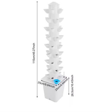 Hydrocultuur Toren Kweekset met Pomp – 45 Plantplaatsen, Verzenden