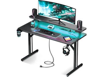 Five Stars® Game Bureau - Gaming Desk - 100x50x75 cm - RGB, Verzenden, Nieuw