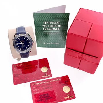 Omega Seamaster Planet Ocean 600M 232.92.42.21.03.001; Ti..., Overige merken, Overige materialen, Kunststof, Ophalen of Verzenden