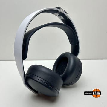 Sony Pulse 3D Wireless Headset - Zwart/Wit, Verzenden, Gebruikt