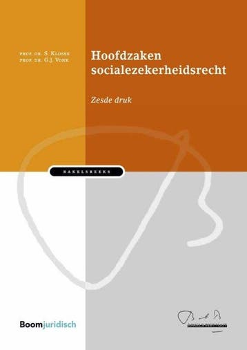 9789462909199 Bakelsinstituut - Hoofdzaken socialezekerhe..., Verzenden, Zo goed als nieuw, S. Klosse
