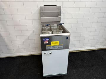 Pitco 35C Aardgas Friteuse – Krachtige Horeca Friteuse, Ophalen of Verzenden, Gebruikt, Fornuis, Frituur en Grillen
