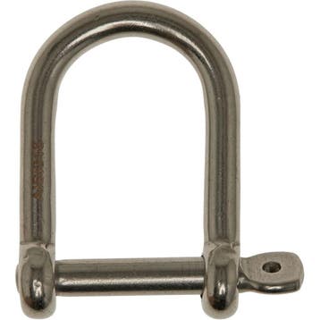 5mm D-Sluiting 30x20mm Rvs, Ophalen of Verzenden, Nieuw