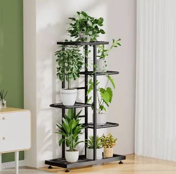 Metalen Plantenrek met Meerdere Planken – Binnen en Buiten, Verzenden, Nieuw