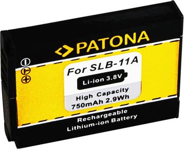 Samsung SLB-11A accu (Patona), Verzenden, Nieuw
