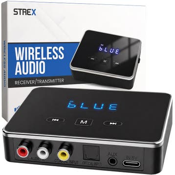 Strex Bluetooth Transmitter en Receiver 3 in 1 Adapter -, Audio, Tv en Foto, Versterkers en Receivers, Verzenden, Nieuw