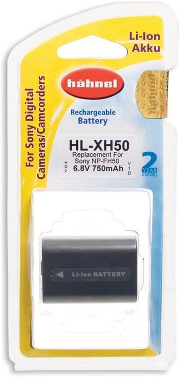 Hahnel HL-XV50, oplaadbare batterij (700mAh, 5,1Wh) - Sony, Verzenden, Nieuw