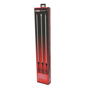 KS Tools Schroevendraaier Set Extra Lang 3-Delig, Verzenden, Nieuw