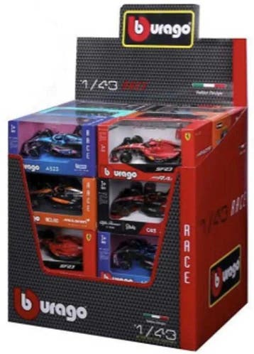Bburago F1 auto speelgoed 1:43 scha van €15,99 voor €7,99, Ophalen of Verzenden, Nieuw