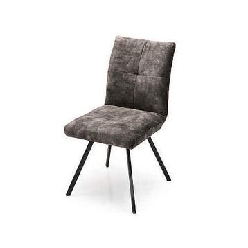 Eetkamerstoel Flora - eetkamerstoelen - Taupe, Nieuw, Stof