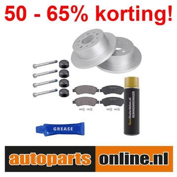 Remschijven + Remblokken Citroen Jumper achterzijde, Verzenden, Nieuw