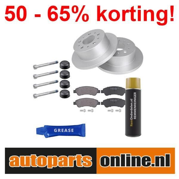 Remschijven + Remblokken Citroen Jumper achterzijde, Auto-onderdelen, Besturing, Nieuw, Verzenden