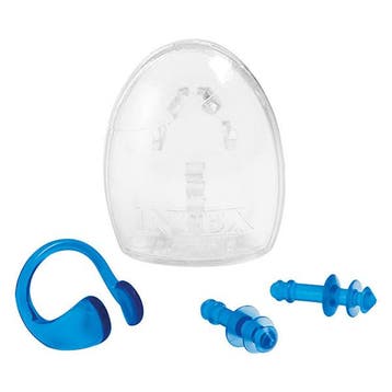Zwem oordoppen en neusklem | Intex (Blauw), Verzenden, Nieuw
