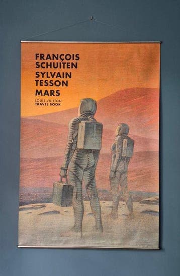 François Schuiten - Mars Travel Book Louis Vuitton - Affiche, Nieuw