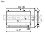 Koyo 04-08 Mazda RX-8 1.3L (MT) Radiator, Auto-onderdelen, Ophalen of Verzenden, Nieuw