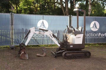 Veiling: Minigraver Bobcat E10 Diesel 7.5kW 2015, Ophalen, Graafmachine