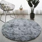 Rond Tapijt - Pluche stof vloerkleed met haarlengte 4.5cm, Verzenden, Nieuw, Rond