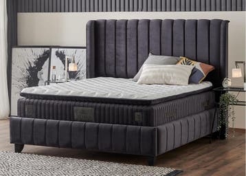 Bed met opbergruimte SOHO 180 Geïntegreerde TOPPER!, Verzenden, 200 cm, Eric Kuster stijl, Nieuw