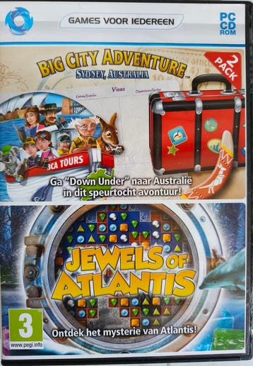 Big City Adventure &amp; Jewels of Atlantis 2 Pack, Spelcomputers en Games, Verzenden, Nieuw