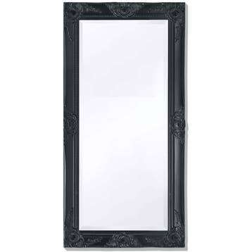 vidaXL Wandspiegel Barok 100 x 50 cm zwart, Huis en Inrichting, Verzenden, Nieuw