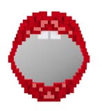 Seletti - Roberto Bruno - Pixel mirror - Bocca - Spiegel -