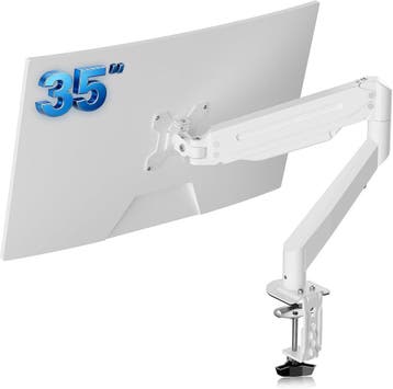 Ergonomische Monitorsteun Wit | Laatste Stuk!, Ophalen of Verzenden, Zo goed als nieuw