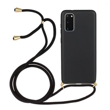 Galaxy Note 20 Crossbody TPU Hoesje met Koord Zwart, Ophalen of Verzenden, Nieuw