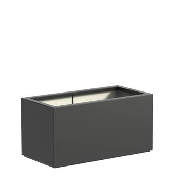 Polyester plantenbak 100x50x50cm - Met bodem, Kunststof, 100 cm of meer, Nieuw, Rechthoekig