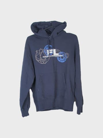 UT Hoodie Heren maat XS Marineblauw Vintage, Blauw, Ophalen of Verzenden, Maat 46 (S) of kleiner, UT